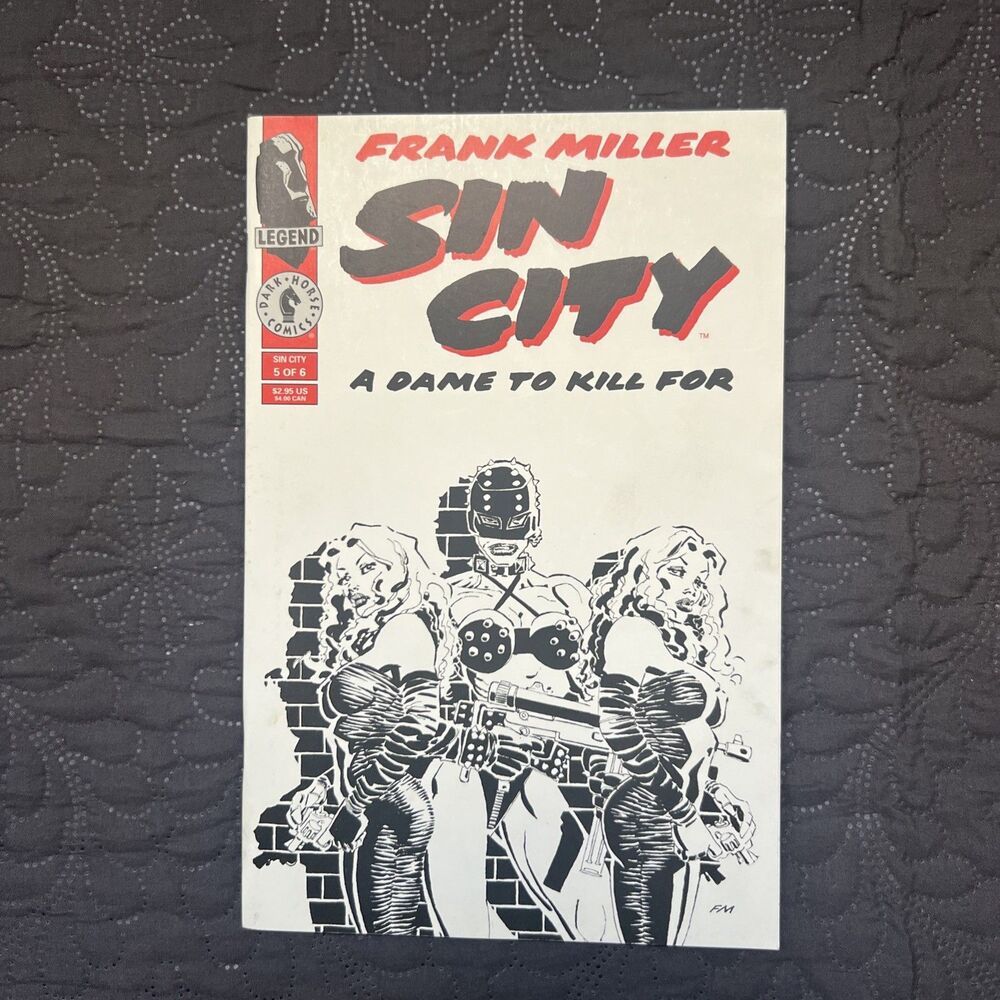 Sin City A Dame To Kill For (1993) Dark Horse Comic Set #1-3, 5 & 6 Frank Miller - Picture 9 of 12